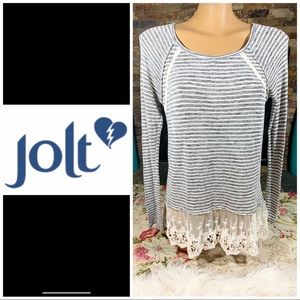 Jolt lace long sleeve tunic